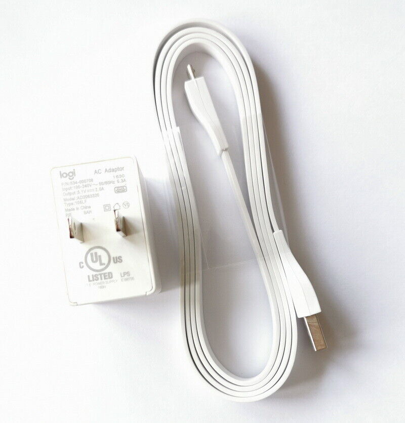 *Brand NEW* 5V === 2.0A White UE Charger & USB Cable & Adapter For UE Boom/Roll/Boom2/Mega BOOM/Ult